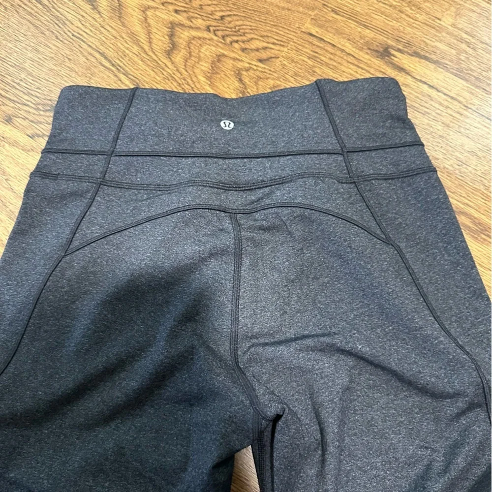 Lululemon Athletica Charcoal wide legs  Pants size 10 relaxed
